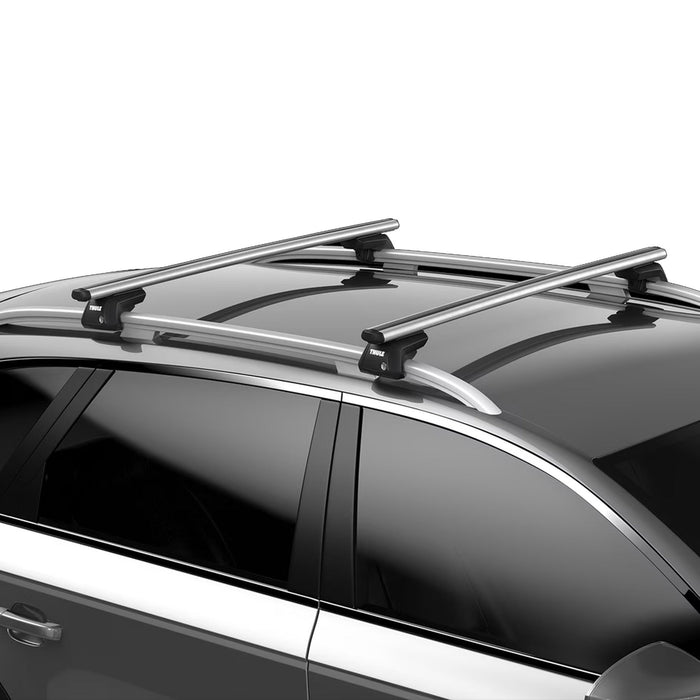 Thule SmartRack XT Roof Bars Aluminum fits Volkswagen Golf Variant/Sportcombi/SportWagen 1999-2007 5 doors with Raised Rails - Thule - Van Life Living