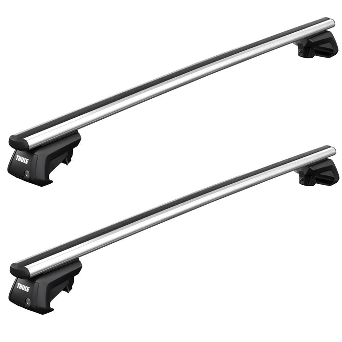 Thule SmartRack XT Roof Bars Aluminum fits Peugeot Partner Tepee MPV 2008-2018 5-dr with Raised Rails - Thule - Van Life Living