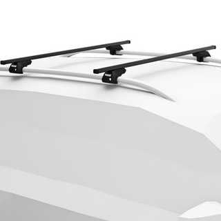 Thule SmartRack XT Roof Bars Black fits Volkswagen Caddy Life MPV 2004-2015 5-dr with Raised Rails - Thule - Van Life Living