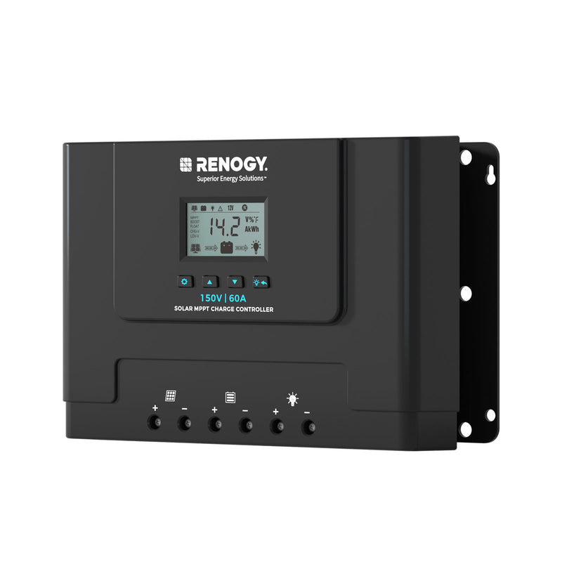 Renogy Rover Lite 12V/ 24V/ 36V/ 48V 60A MPPT Solar Charge Controller - Dyna-mo Solar - Van Life Living
