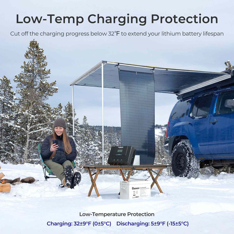 Renogy Rover Lite 12V/ 24V/ 36V/ 48V 60A MPPT Solar Charge Controller - Dyna-mo Solar - Van Life Living