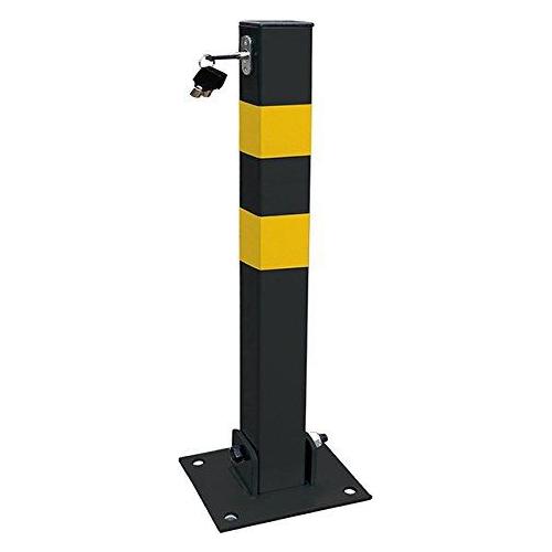 Square Heavy Duty Folding Bolt Down Security Parking Post Bollard Driveway - Streetwize - Van Life Living