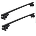 Thule SquareBar Evo Roof Bars Black fits Volkswagen Tiguan 2024- 5 doors with Raised Rails - Thule - Van Life Living