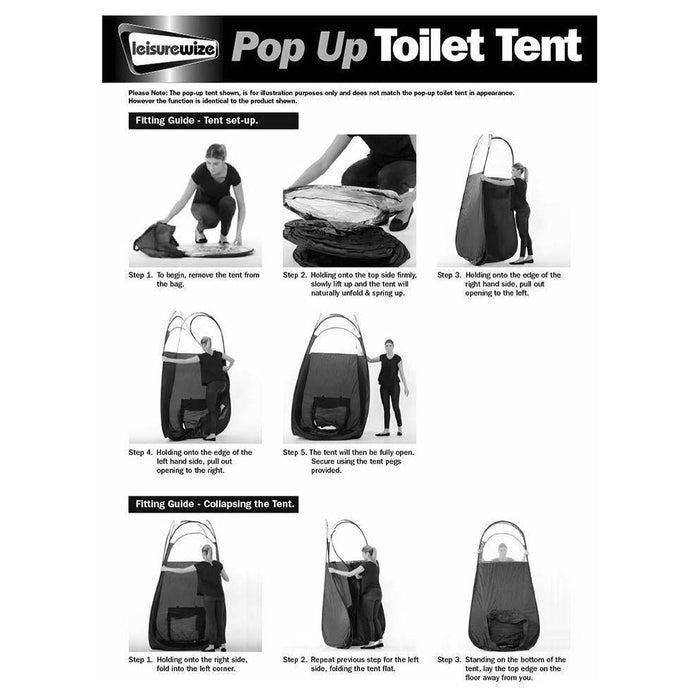 Streetwize Pop Up Toilet Tent - Leisurewize - Van Life Living