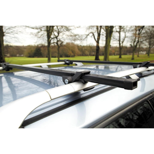 Summit Value Steel Roof Bars fits Volkswagen Golf MK5 2007-2010 Estate 5-dr with Railing - Summit - Van Life Living