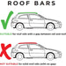 Summit Value Steel Roof Bars fits Volkswagen Golf MK3 1992-1997 Estate 5-dr with Railing - Summit - Van Life Living