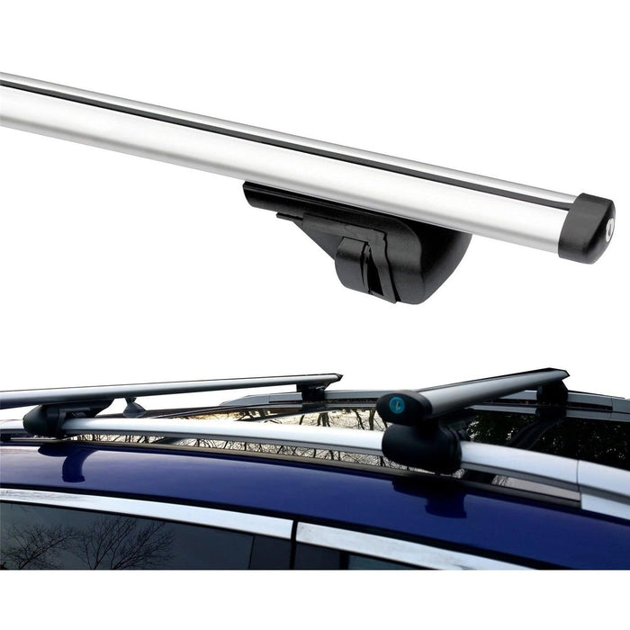 Summit Value Aluminium Roof Bars fits Volkswagen Golf Plus 1K 2005-2014 Mpv 5-dr with Railing - Summit - Van Life Living