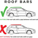 Summit Premium Steel Roof Bars fits Volkswagen Polo MK3/ 6N 1996-2001 Hatchback 5-dr with Railing - Summit - Van Life Living