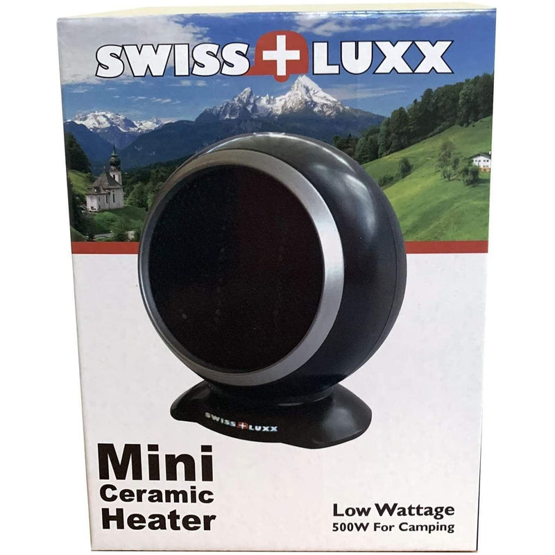 Swiss Luxx 500W Low Wattage Mini Ceramic Camping Caravan Motorhome Heater - 2219 - Swiss Luxx - Van Life Living