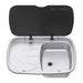 Thetford Spinflo Argent Left Hand Drainer & Sink & Glass Lid - Spinflo - Van Life Living