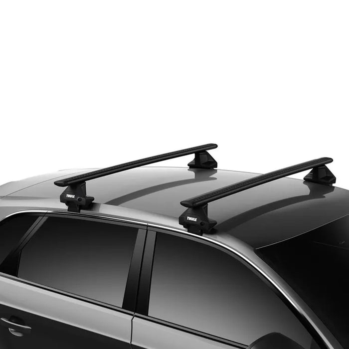 Thule WingBar Evo Roof Bars Black fits Volkswagen Passat CC Coupe 2008-2011 4-dr with Normal Roof - Thule - Van Life Living