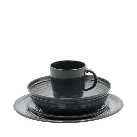 Travellife Jávea Dark Grey Melamine Dinner set (16 pcs.) - Travellife - Van Life Living