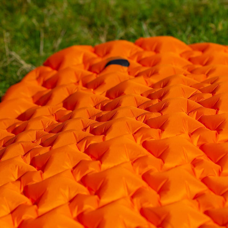 Vango Aotrom Short 5cm Sleeping Mat Orange Single Camping Backpacking - Vango - Van Life Living