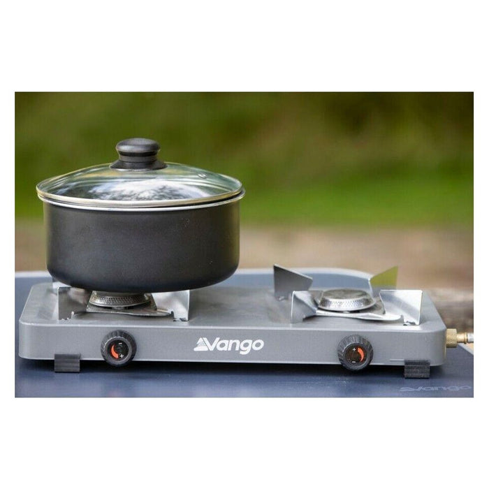 Vango Blaze Double Burner Gas Camping Cooker Camp Stove - Vango - Van Life Living