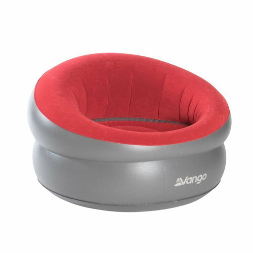 Vango Inflatable Donut Flocked Chair DLX Carmine Red - Vango - Van Life Living