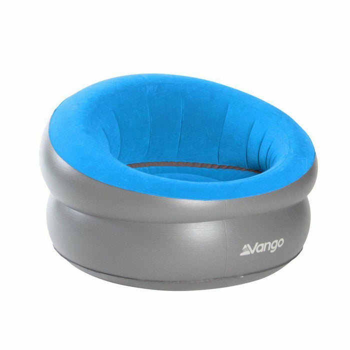 Vango Inflatable Donut Flocked Chair DLX Mykonos Blue - Vango - Van Life Living