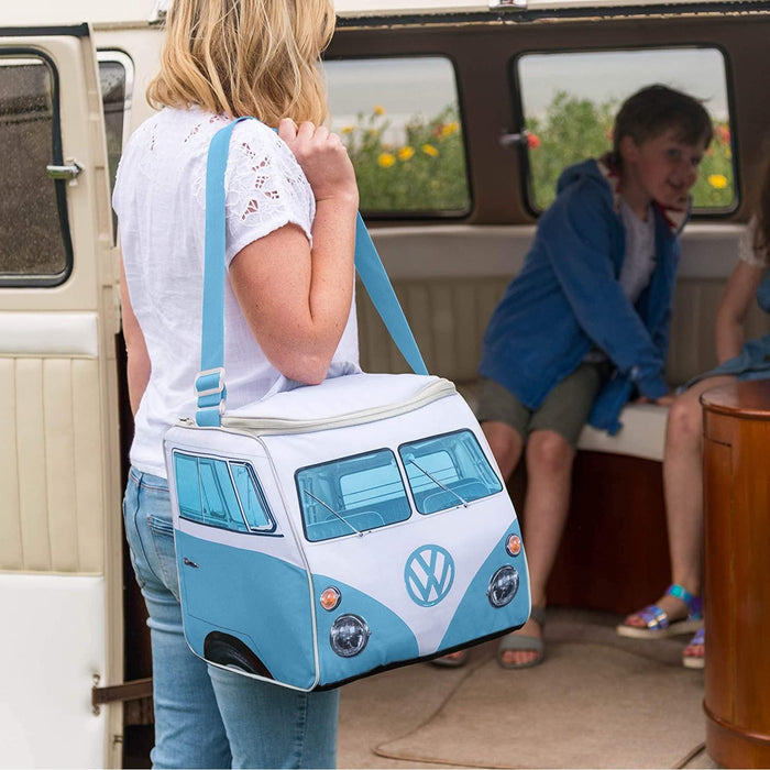 VW Volkswagen Campervan Blue 30L Insulated Coolbag Ice Cool Bag Cooler - VW - Van Life Living