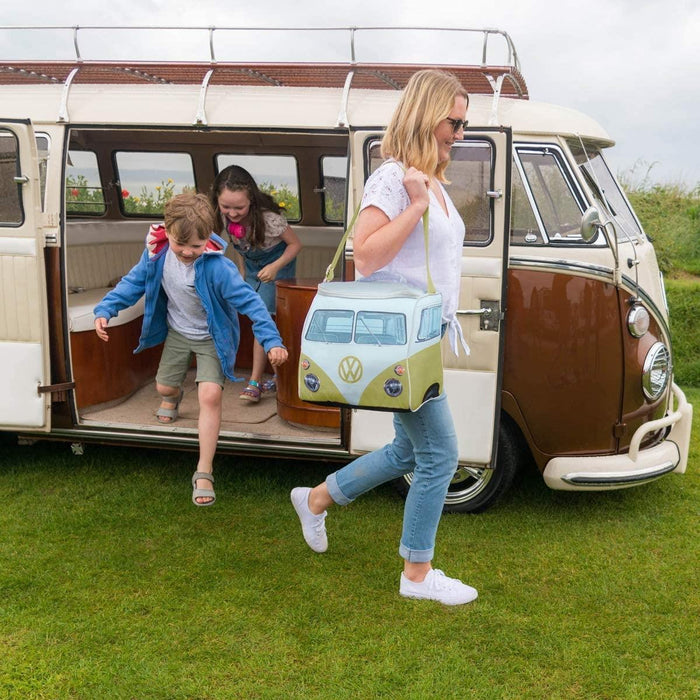 VW Volkswagen Campervan Green 30L Insulated Coolbag Ice Cool Bag Cooler - VW - Van Life Living