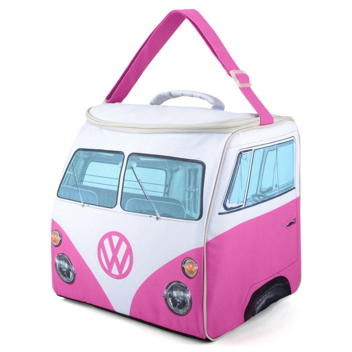 VW Volkswagen Campervan Pink 30L Insulated Coolbag Ice Cool Bag Cooler - VW - Van Life Living