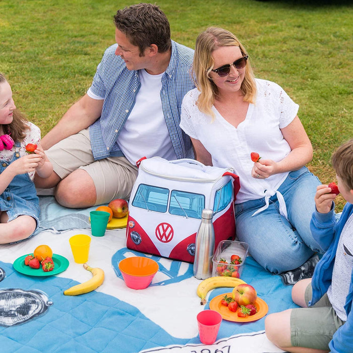 VW Volkswagen Campervan Red 30L Insulated Coolbag Ice Cool Bag Cooler - VW - Van Life Living