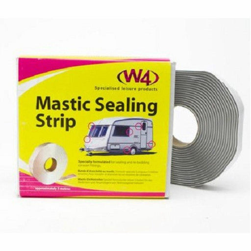 W4 Mastic Sealing Strip 19mm x 5m x 2.5mm Sealant Roll Grey - W4 - Van Life Living