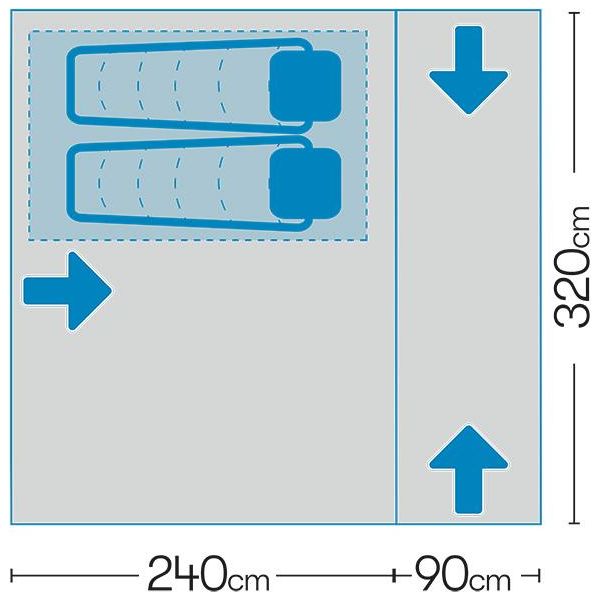 Westfield Hydra Drive Away Campervan Air Awning Inflatable (Low 180-210) - Quest - Van Life Living