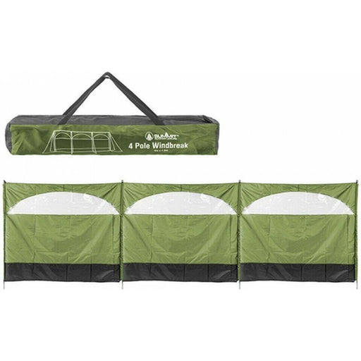 Windbreaker Blocker 150x500cm Camping Garden Beach Green Wind Break - Summit - Van Life Living