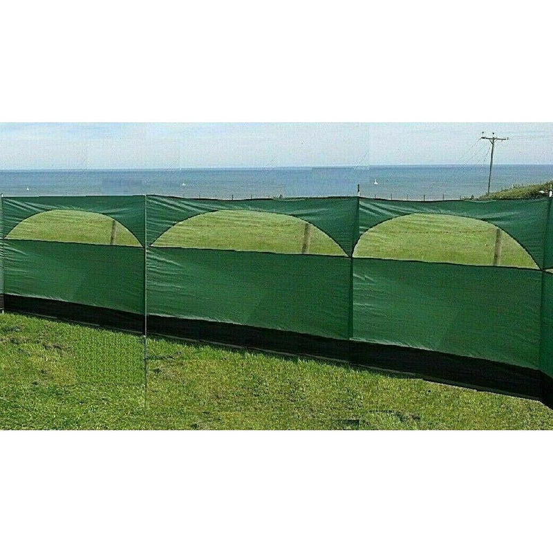 Windbreaker Blocker 150x500cm Camping Garden Beach Green Wind Break - Summit - Van Life Living