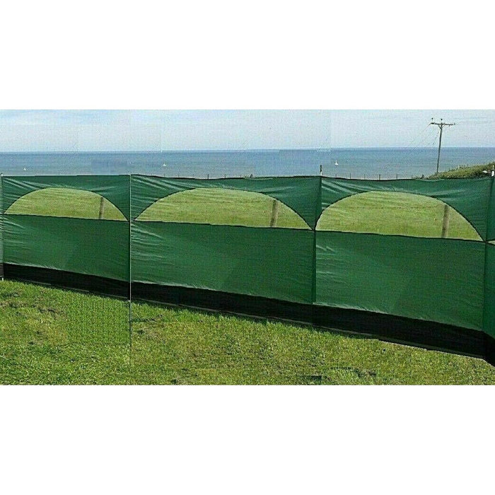 Windbreaker Blocker 150x500cm Camping Garden Beach Green Wind Break - Summit - Van Life Living