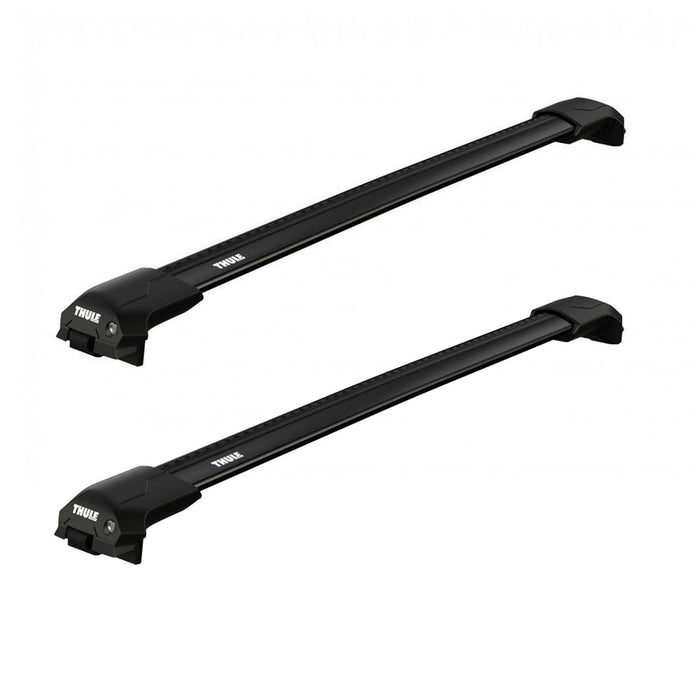 Thule WingBar Edge Roof Bars Black fits Volkswagen Caddy Maxi Van 2008-2015 5-dr with Raised Rails - Thule - Van Life Living