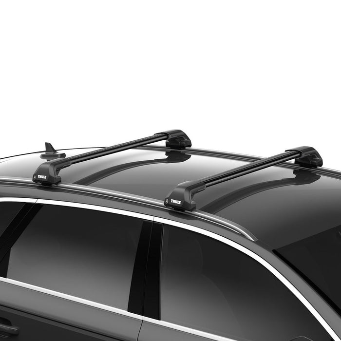 Thule WingBar Edge Roof Bars Black fits Volkswagen Atlas Cross Sport 2020- 5 doors with Flush Rails - Thule - Van Life Living