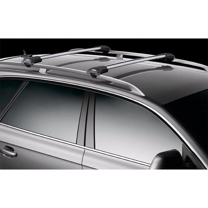 Thule WingBar Edge Roof Bars Aluminum fits Volkswagen Caddy Maxi Life MPV 2016-2020 5-dr with Raised Rails - Thule - Van Life Living