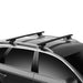 Thule WingBar Evo Roof Bars Black fits Volkswagen Jetta Variant 2008- 5 doors with Raised Rails - Thule - Van Life Living