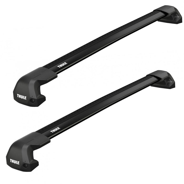 Thule WingBar Edge Roof Bars Black fits Volkswagen Polo Hatchback 2009-2017 5-dr with Normal Roof - Thule - Van Life Living