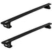 Thule WingBar Evo Roof Bars Black fits Volkswagen Caddy Life MPV 2004-2015 5-dr with Fixed Points - Thule - Van Life Living