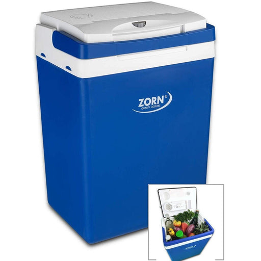 Zorn Electric Coolbox Cooler 30L 12V & 230V AC Mains Plug Camping Picnic Car - Zorn - Van Life Living